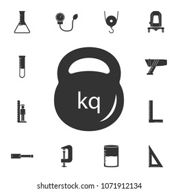 weight icon. Simple element illustration. weight symbol design from Measuring collection set. Can be used in web and mobile on white background