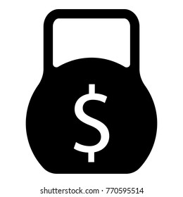 Weight icon. Simple illustration of weight vector icon for web