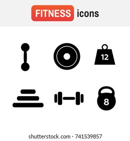 weight icon strength. Weight vector icons. Weight dumbbell