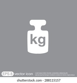 weight icon, symbol denoting a measure of weight
