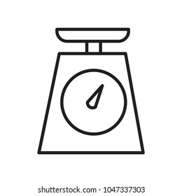 Weight Icon in trendy flat style isolated on grey background. Mass symbol for your web site design, logo, app, UI. Vector illustration, EPS10.