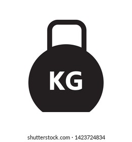 Weight icon in trendy flat style design. Vector graphic illustration. Suitable for website design, logo, app, and ui. EPS 10.