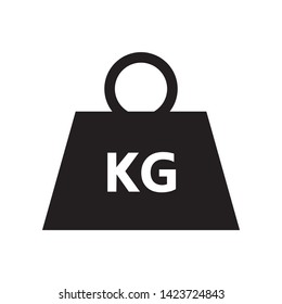 Weight icon in trendy flat style design. Vector graphic illustration. Suitable for website design, logo, app, and ui. EPS 10.