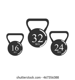 Weight Icon in trendy flat style isolated on white background, for your web site design, app, logo, UI. Vector illustration, EPS10.