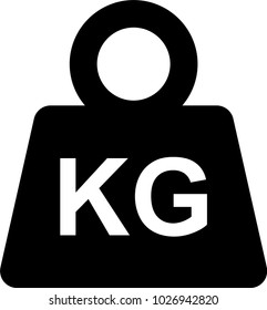 weight icon vector 