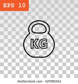 Weight icon vector