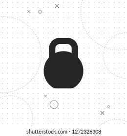 Weight icon, vector best flat icon on texture background , EPS 10