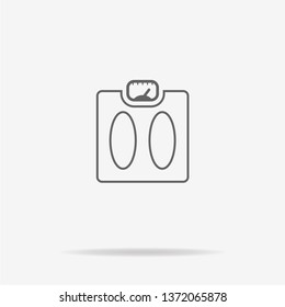 Weight icon. Vector concept illustration for design.