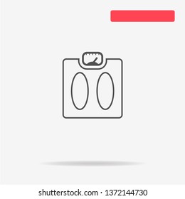 Weight icon. Vector concept illustration for design.