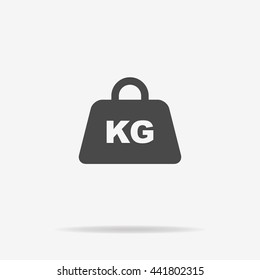 Weight icon. Vector concept illustration for design.