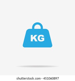 Weight icon. Vector concept illustration for design.