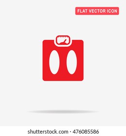 Weight icon. Vector concept illustration for design.