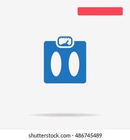 Weight icon. Vector concept illustration for design.