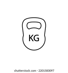 weight icon vector, dumbbell icon