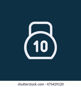 Weight icon, Weight  vector illustration