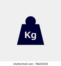 weight icon, vector illustration
