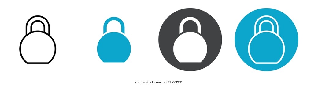weight icon Vector illustration in black