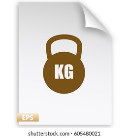 Weight icon vector illustration design element