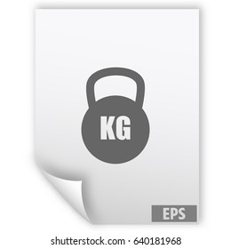 Weight icon vector illustration design element