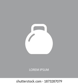 weight icon. Vector illustration EPS 10.