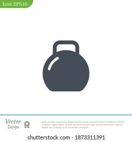 weight icon. Vector illustration EPS 10.