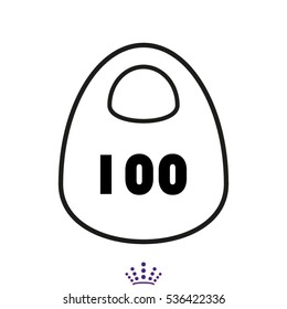 weight, weight, icon, vector illustration EPS 10