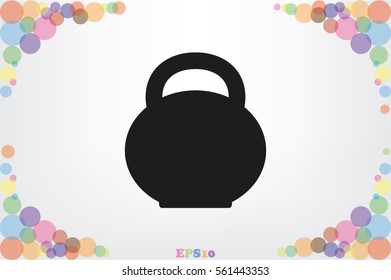 weight icon vector illustration EPS 10
