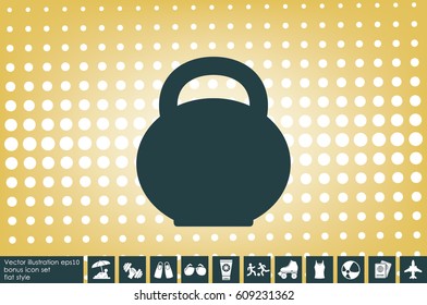 weight icon vector illustration EPS 10