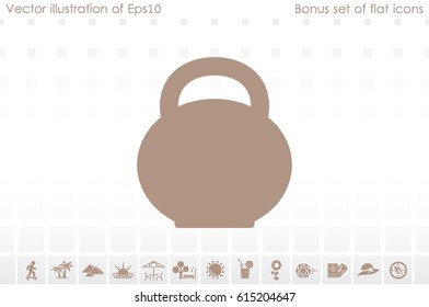 weight icon vector illustration EPS 10