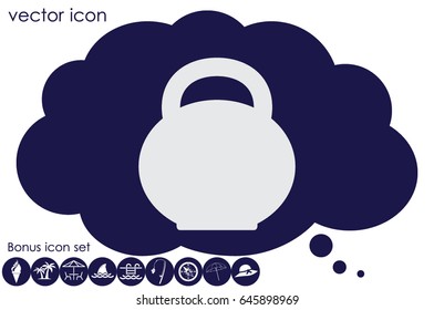 weight icon vector illustration EPS 10
