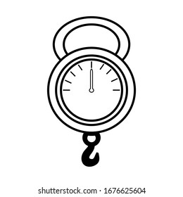 diseño de la ilustración del vector de peso