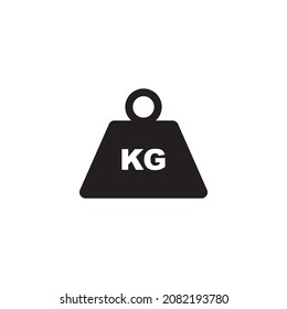 signo de ilustración de vector de icono de peso