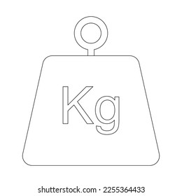 weight icon vector illustration simple design