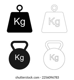 weight icon vector illustration simple design