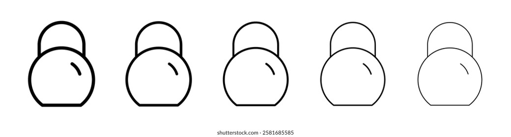 Weight icon Vector logo sign