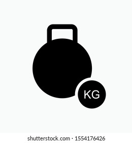 Weight Icon - Vector, Sign and Symbol for Design, Presentation, Website or Apps Elements. 