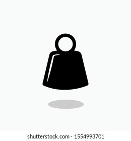 Weight Icon - Vector, Sign and Symbol for Design, Presentation, Website or Apps Elements. 