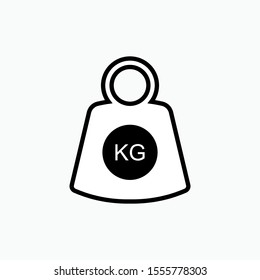 Weight Icon - Vector, Sign and Symbol for Design, Presentation, Website or Apps Elements. 
