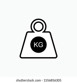 
Weight Icon - Vector, Sign and Symbol for Design, Presentation, Website or Apps Elements. 
