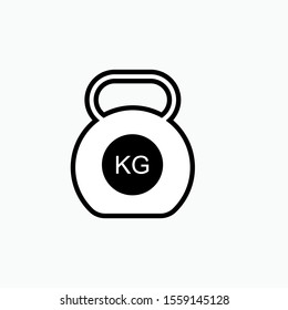 Weight Icon - Vector, Sign and Symbol for Design, Presentation, Website or Apps Elements. 