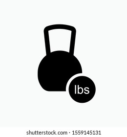 Weight Icon - Vector, Sign and Symbol for Design, Presentation, Website or Apps Elements. 