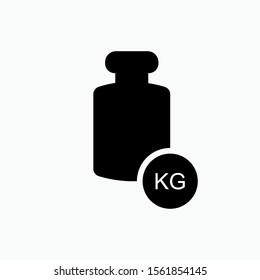 
Weight Icon - Vector, Sign and Symbol for Design, Presentation, Website or Apps Elements. 