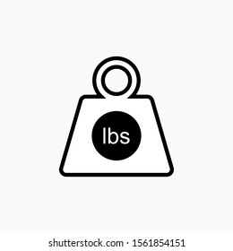 
Weight Icon - Vector, Sign and Symbol for Design, Presentation, Website or Apps Elements. 