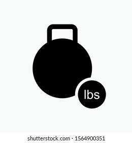 
Weight Icon - Vector, Sign and Symbol for Design, Presentation, Website or Apps Elements. 
