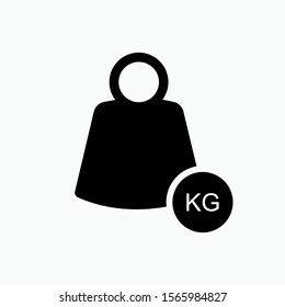 Weight Icon - Vector, Sign and Symbol for Design, Presentation, Website or Apps Elements. 
