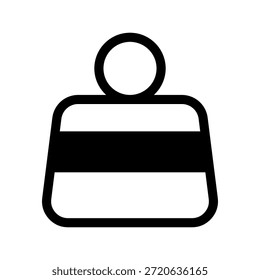 Weight Icon Vector Symbol Design Illustration