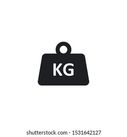 Weight Icon Vector Symbol Eps