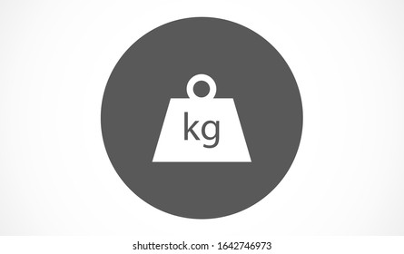 Weight Icon vector in trendy flat style isolated on grey background. Mass symbol for your web site design, logo, app, UI.Weight Icon vector illustration, Weight Icon vector