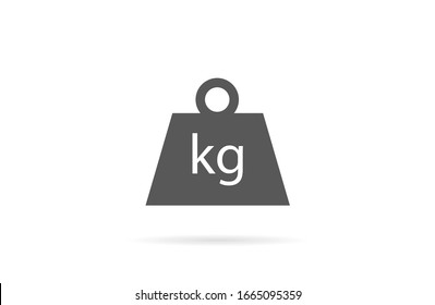 Weight Icon vector in trendy flat style isolated on grey background. Mass symbol for your web site design, logo, app, UI.Weight Icon vector illustration, Weight Icon vector