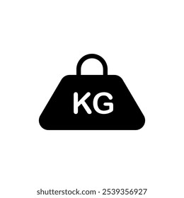 Weight icon.Isolated object on a white background